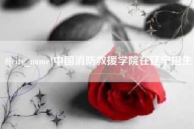 莘县中国消防救援学院在辽宁招生