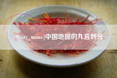 莘县中国地图的九宫划分