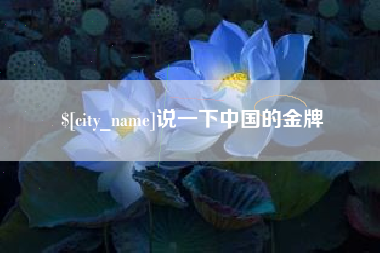 莘县说一下中国的金牌