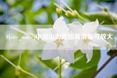 莘县中国山西地图高清版可放大