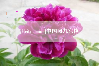 莘县中国风九宫格