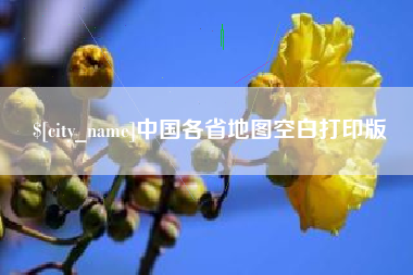 莘县中国各省地图空白打印版