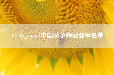 莘县中国队争夺冠亚军名单