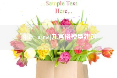 莘县九宫格模型建筑