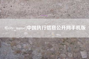 莘县中国执行信息公开网手机版
