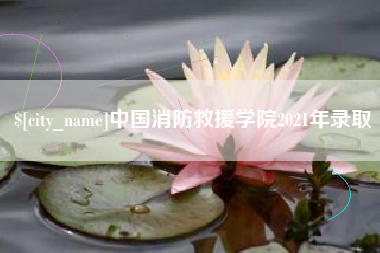 莘县中国消防救援学院2021年录取