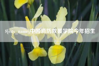 莘县中国消防救援学院今年招生
