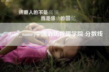 莘县中国消防救援学院 分数线