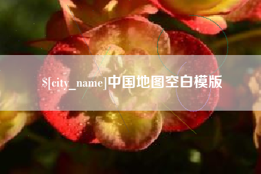 莘县中国地图空白模版