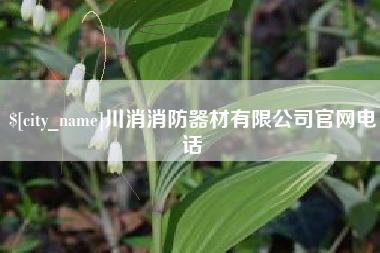 莘县川消消防器材有限公司官网电话