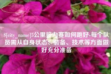 莘县5公里接力赛如何跑好-每个队员需从自身状态、装备、技术等方面做好充分准备
