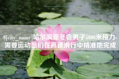 莘县哈尔滨亚冬会男子5000米接力-需要运动员们在高速滑行中精准地完成