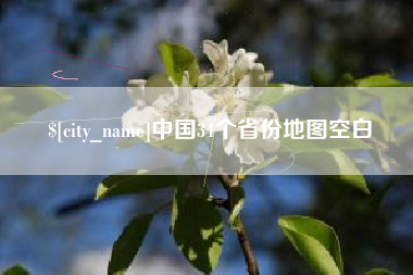 莘县中国34个省份地图空白