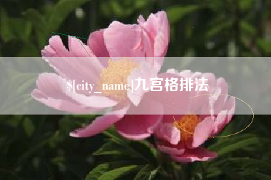 莘县九宫格排法