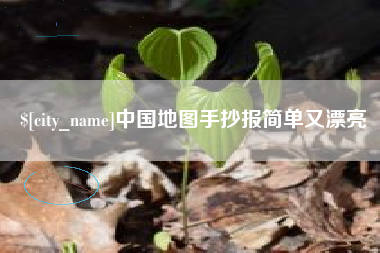 莘县中国地图手抄报简单又漂亮