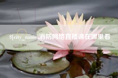 莘县消防网络直播课在哪里看