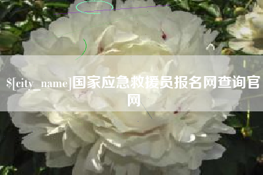莘县国家应急救援员报名网查询官网