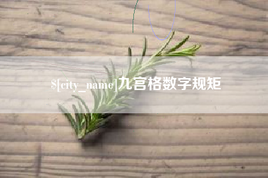 莘县九宫格数字规矩